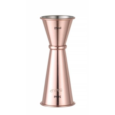 Barová odměrka 30/50 ml, BarUp, Měděná, ⌀45x(H)114mm