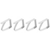 Klipy na ubrusy, HENDI, 4 ks, 50x10x(H)40mm