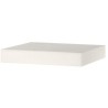 Řeznický blok - polyethylen bez podstavce, HENDI, Bílá, 500x400x(H)80mm