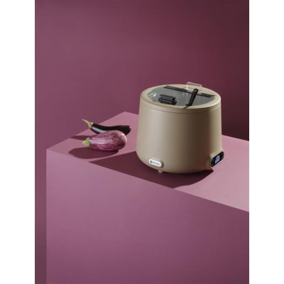 Konvice na polévku HENDI UNIQ, HENDI, designed by Robert Bronwasser, 8L, Béžová, 220-240V/500W, ⌀365x(H)325mm