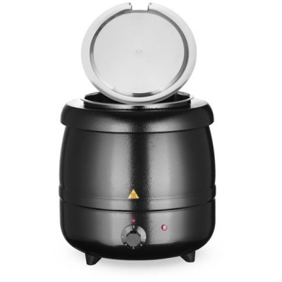 Konvice na polévku, HENDI, Kitchen Line, 8L, Černá, 230V/400W, ⌀330x(H)363mm
