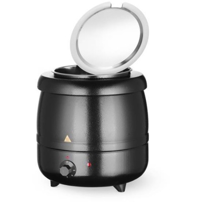 Konvice na polévku, HENDI, Kitchen Line, 8L, Černá, 230V/400W, ⌀330x(H)363mm