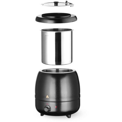 Konvice na polévku, HENDI, Kitchen Line, 8L, Černá, 230V/400W, ⌀330x(H)363mm