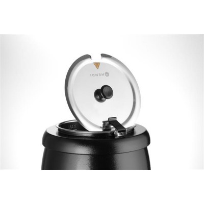 Konvice na polévku, HENDI, Kitchen Line, 8L, Černá, 230V/400W, ⌀330x(H)363mm