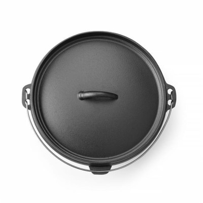 Litinový hrnec, HENDI, 7,2L, Černá, ⌀310x(H)155mm