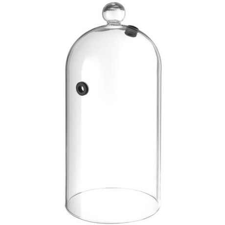 Skleněná kopule s větracím otvorem, HENDI, koktejlový poklop, ⌀150x(H)280mm