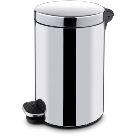 Pedálový koš, kulatý s vložkou, HENDI, 20L, ⌀300x(H)440mm