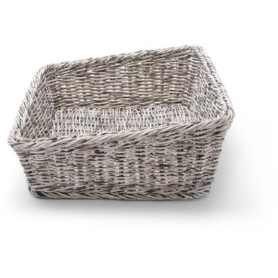 Šikmý obdélníkový koš, HENDI, Světle šedá, 400x300x(H)120mm