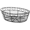 Drátěný košík Deco oválný, HENDI, 255x160x(H)80mm