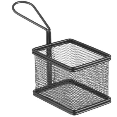 Servírovací mini fritovací košík, HENDI, 100x80x(H)75mm