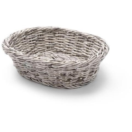 Oválný koš, HENDI, Světle šedá, 250x190x(H)65mm