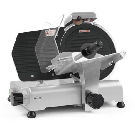 Nářezový stroj 250 s teflonovou vrstvou, HENDI, Kitchen Line, 230V/150W, 494x402x(H)398mm