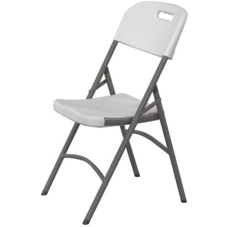 Cateringová židle, HENDI, max. nosnost 180 kg., Bílá, 540x440x(H)840mm