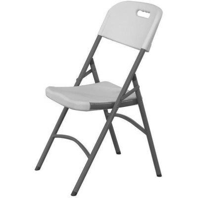 Cateringová židle, HENDI, max. nosnost 180 kg., Bílá, 540x440x(H)840mm