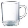 Hrnek Bock, Arcoroc, 250 ml, 0,25L, Průhledná, 6 ks, ⌀68x(H)89mm