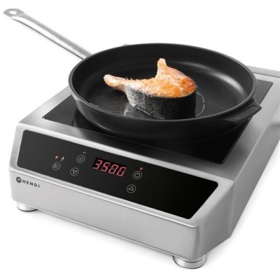 Indukční vařič 3500 D, HENDI, Profi Line, 230V/3500W, 342x431x(H)116mm