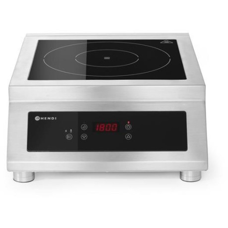 Indukční vařič 5000 D, HENDI, Profi Line, 400V/5000W, 398x525x(H)175mm