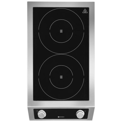 Indukční vařič model 7000, HENDI, Profi Line, 400V/7000W, 405x700x(H)145mm