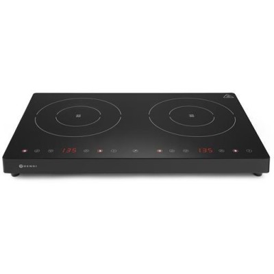 Dvojitý indukční vařič, HENDI, Kitchen Line, 230V/3500W, 608x405x(H)54mm