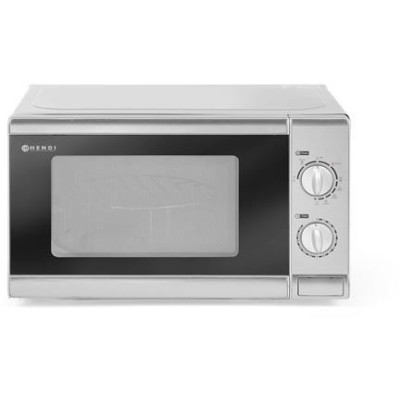 Mikrovlnná trouba s grilem, HENDI, 20L, 230V/1050W, 435x360x(H)251mm
