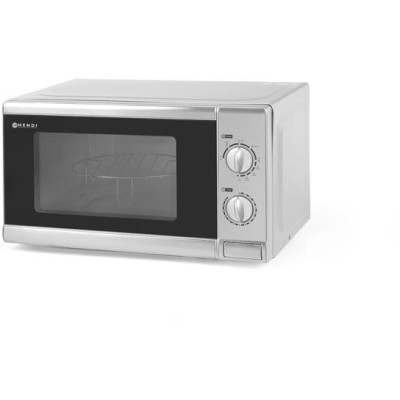 Mikrovlnná trouba s grilem, HENDI, 20L, 230V/1050W, 435x360x(H)251mm