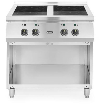 Indukční sporák se 4 hořáky, HENDI, 400V/17000W, 800x720x(H)854mm