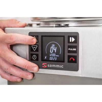 Kutr-emulgátor KE-5V s elektronickým grafickým panelem, Sammic, 5,5L, 230V/1500W, 286x387x(H)487mm
