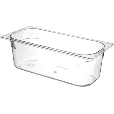 Polykarbonátový zásobník na zmrzlinu, HENDI, 5L, Průhledná, 360x165x(H)120mm