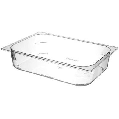 Polykarbonátový zásobník na zmrzlinu, HENDI, 5L, Průhledná, 360x250x(H)80mm