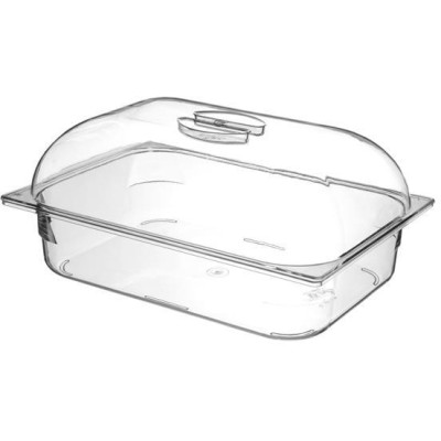 Polykarbonátový zásobník na zmrzlinu, HENDI, 5L, Průhledná, 360x250x(H)80mm