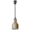 Výškově nastavitelná ohřívací lampa válcová, HENDI, Béžová, 230V/375W, ⌀175x(H)250mm