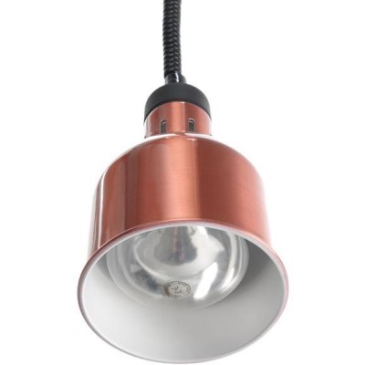 Výškově nastavitelná ohřívací lampa válcová, HENDI, Měděná, 230V/250W, ⌀175x(H)250mm