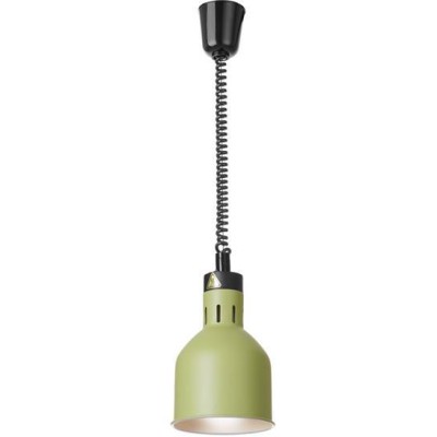 Výškově nastavitelná ohřívací lampa válcová, HENDI, Zelená, 230V/250W