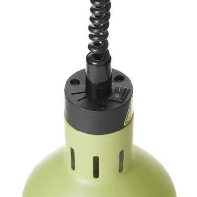 Výškově nastavitelná ohřívací lampa válcová, HENDI, Zelená, 230V/250W