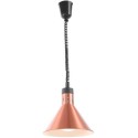ohřívací lampa kónická, HENDI, Měděná, 230V/250W, ⌀275x(H)250mm