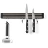 Magnetický pásek s háčky, HENDI, 3 háčky, Černá, (L)340mm