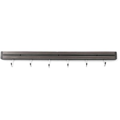 Magnetický pásek s háčky, HENDI, 6 háčků, (L)620mm