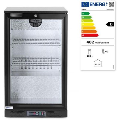 Jednodveřová chladnička s barovým pultem, Arktic, 103L, Černá, 220-240V/120W, 500x530x(H)865mm