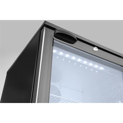 Jednodveřová chladnička s barovým pultem, Arktic, 103L, Černá, 220-240V/120W, 500x530x(H)865mm