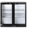 Zadní barová dvoudveřová chladnička, Arktic, 158L, Černá, 230V/160W, 900x530x(H)865mm