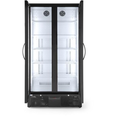 Zadní barová dvoudveřová chladnička, Arktic, 477L, Černá, 220-240V/365W, 900x530x(H)1820mm