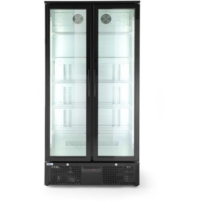 Dvoudveřová chladnička do baru, Arktic, 477L, Černá, 220-240V/365W, 900x530x(H)1820mm