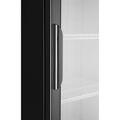 Jednodveřová chladnička s podsvíceným panelem na zadním panelu, Arktic, 254L, Černá, 220-240V/250W, 578x605x(H)1980mm
