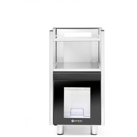 Chladnička na mléko s ohřívačem šálků, HENDI, 3,5L, 230V/168W, 313x442x(H)613mm