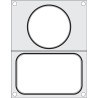Těsnicí matrice pro těsnicí stroj , HENDI, 2 nádoby: 1x 178x113 mm + 1x ø115 mm
