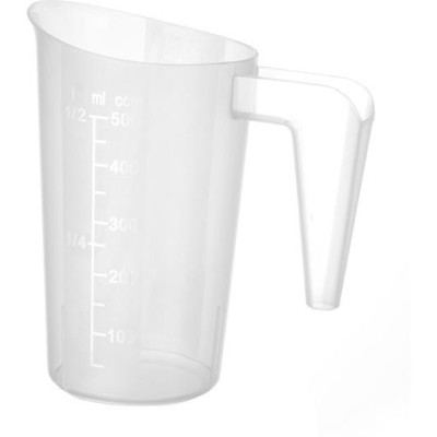 Stohovatelná polypropylenová odměrka, HENDI, 0,5L, ⌀95x(H)136mm