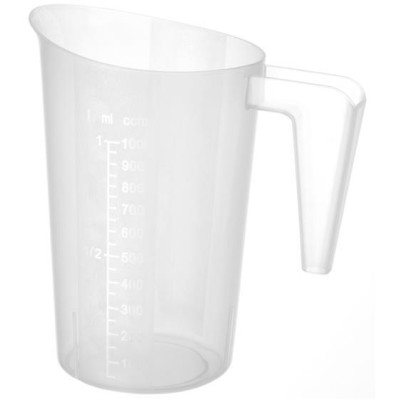 Stohovatelná polypropylenová odměrka, HENDI, 1L, ⌀124x(H)170mm