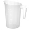 Stohovatelná polypropylenová odměrka, HENDI, Budget Line, 2L, ⌀160x(H)205mm
