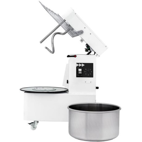 Spirálový mixér s odnímatelnou dvourychlostní mísou, 41 l, Prismafood, 112 kg/h, 41L, 400V/1700W, 480x815x(H)850mm