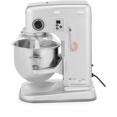 Profesionální planetární mixér itrů, HENDI, Kitchen Line, 7L, Stříbrná, 230V/650W, 317x440x(H)490mm